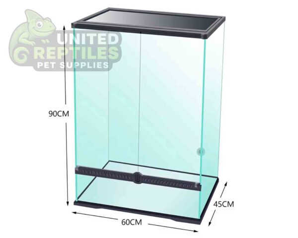 Mclanzoo Glass Terrarium Dual Doors