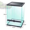 Mclanzoo Glass Terrarium Dual Doors