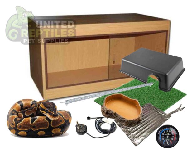 Snake Kit Oak/Black Melamine