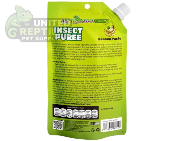 abstract hexagonal shape with lizard inside RZ Banana Paste 80g