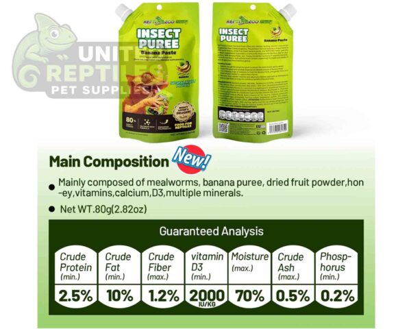 abstract hexagonal shape with lizard inside RZ Banana Paste 80g