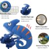 Squeaky Chameleon Rope Dog Toy (26cm) - Plush Chew & Tug Toy