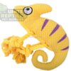 Squeaky Chameleon Rope Dog Toy (26cm) - Plush Chew & Tug Toy