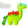 Dinosaur Squeaky Dog Plush Durable Chew Toy Small Interactive Puppies Dog