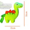 Dinosaur Squeaky Dog Plush Durable Chew Toy Small Interactive Puppies Dog