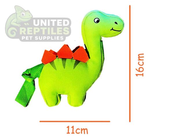 Dinosaur Squeaky Dog Plush Durable Chew Toy Small Interactive Puppies Dog