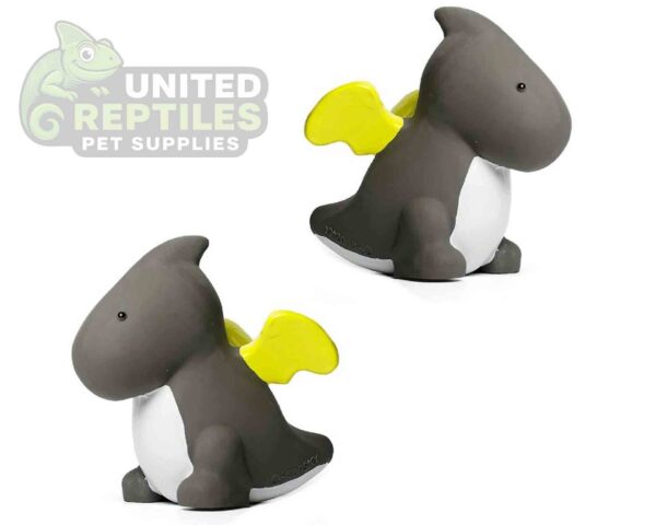 Latex Dragon Dog Toy with Squeaker - Non-Toxic Natural Rubber (14cm)