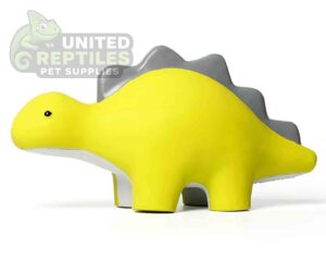 Latex Stegosaurus Dog Toy with Squeaker - Non-Toxic Natural Rubber (19cm)