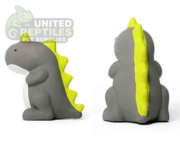 Latex T-Rex Dog Toy with Squeaker - Non-Toxic Natural Rubber (14cm)