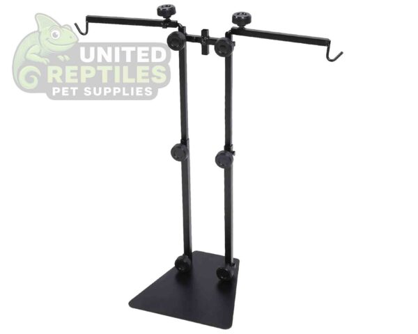 Double Hook Reptile Lamp Stand