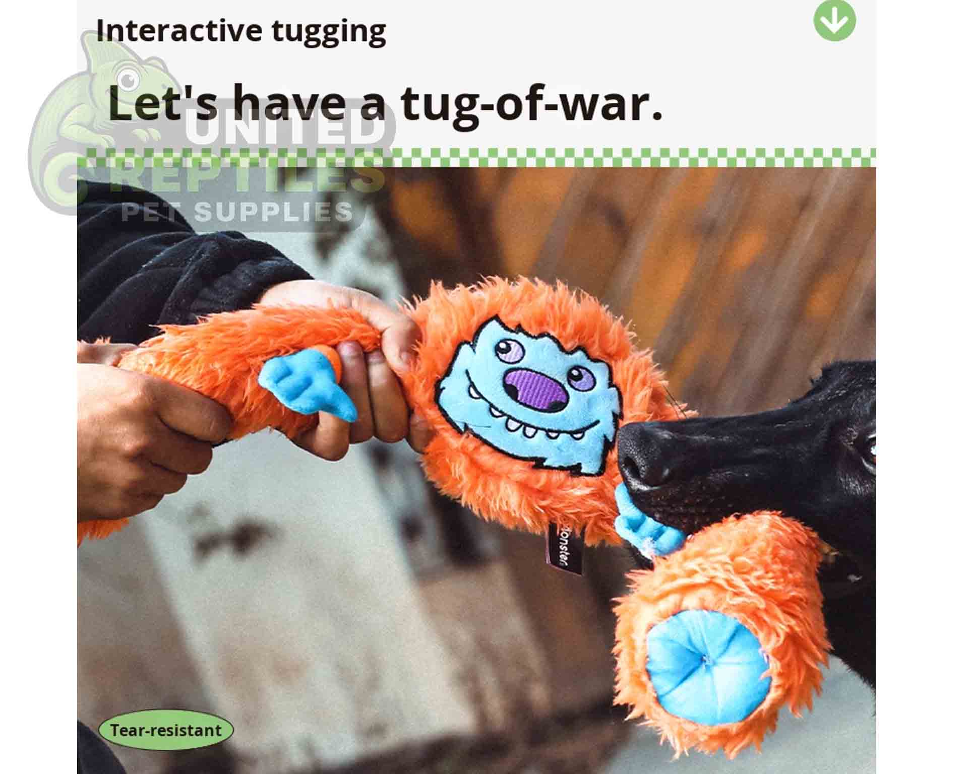 Squeaky Plush Long Legged Monster Dog Toy - Image 4