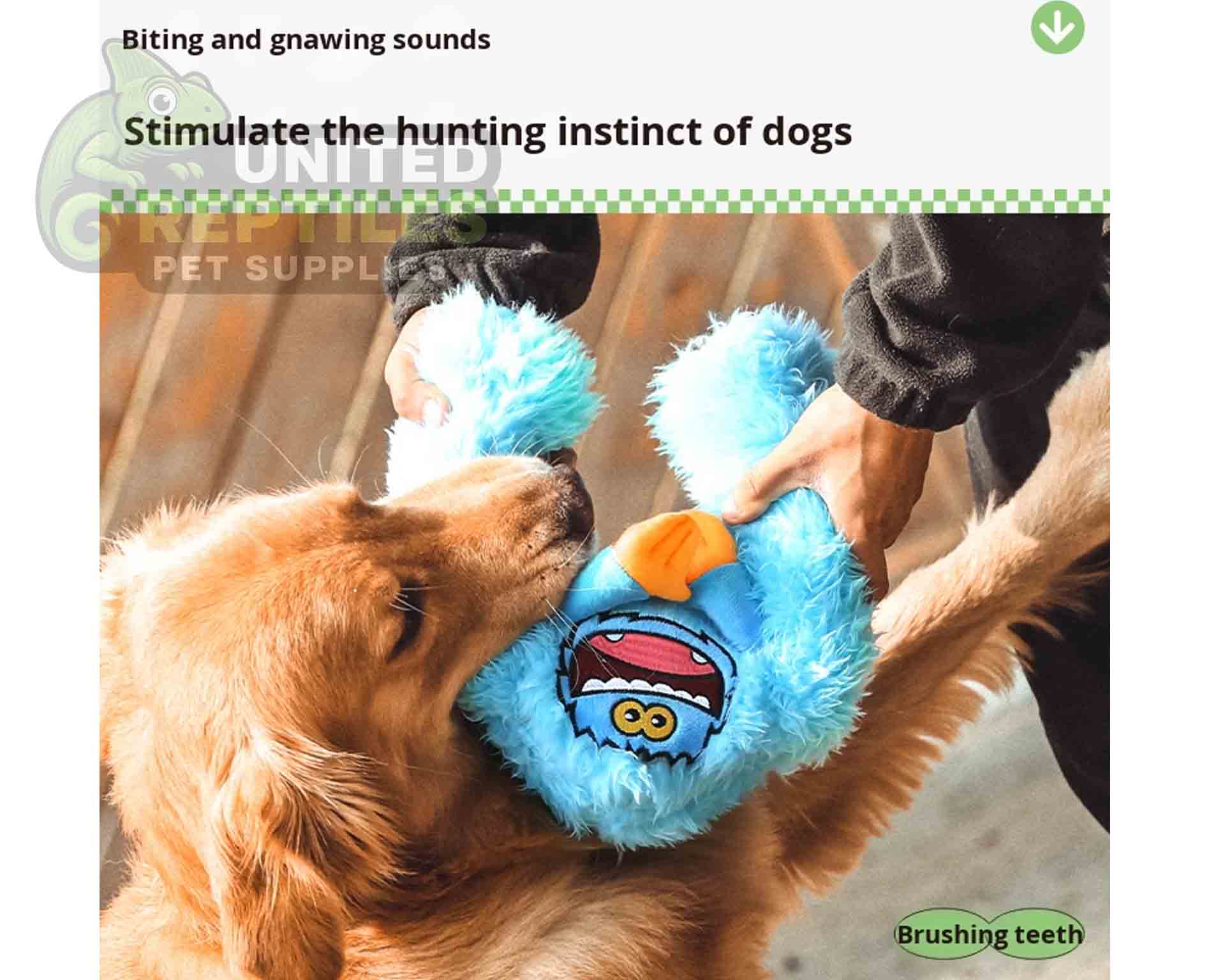 Squeaky Plush Long Legged Monster Dog Toy - Image 5