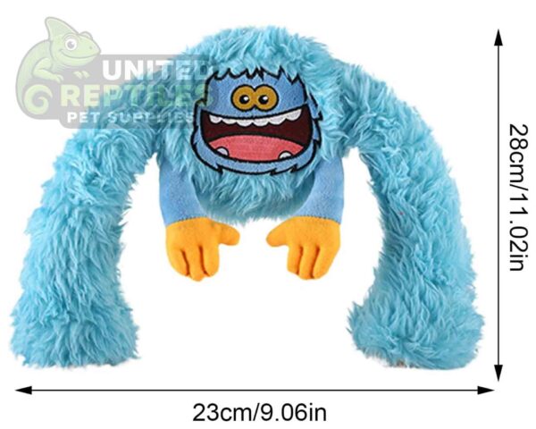 Squeaky Plush Long Legged Monster Dog Toy