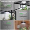 abstract hexagonal shape with lizard inside Giangarden LED UVB Light for Reptiles, 6W UVA UVB Lamp