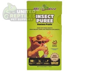 RZ Repti Insect Puree – Banana / 10x8g Pack