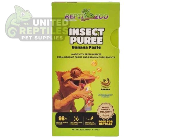RZ Repti Insect Puree – Banana / 10x8g Pack