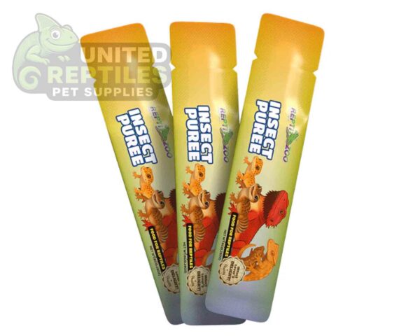 abstract hexagonal shape with lizard inside RZ Insect Puree; Dubia Paste10x8g Pack