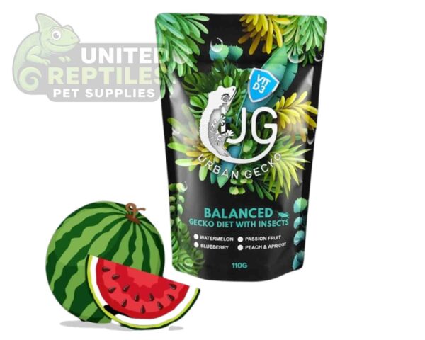 abstract hexagonal shape with lizard inside Urban Gecko Nectar Diet