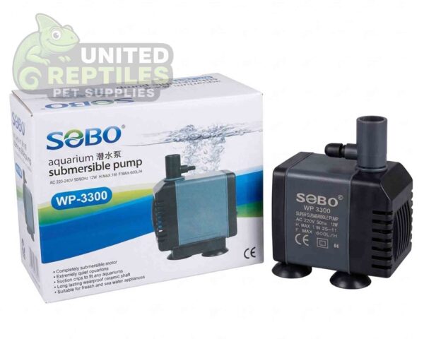 abstract hexagonal shape with lizard inside Sobo WP Submersible Water Pumps