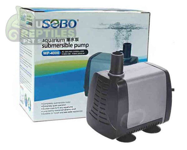 abstract hexagonal shape with lizard inside Sobo WP Submersible Water Pumps