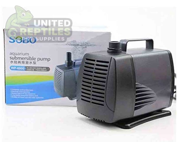 abstract hexagonal shape with lizard inside Sobo WP Submersible Water Pumps