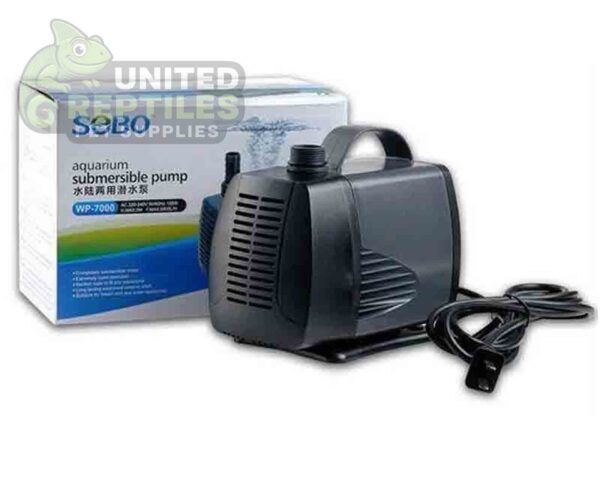 abstract hexagonal shape with lizard inside Sobo WP Submersible Water Pumps