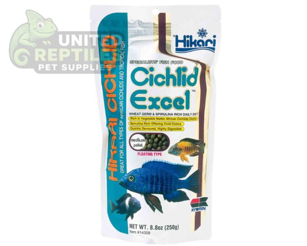 abstract hexagonal shape with lizard inside Hikari Cichlid Excel