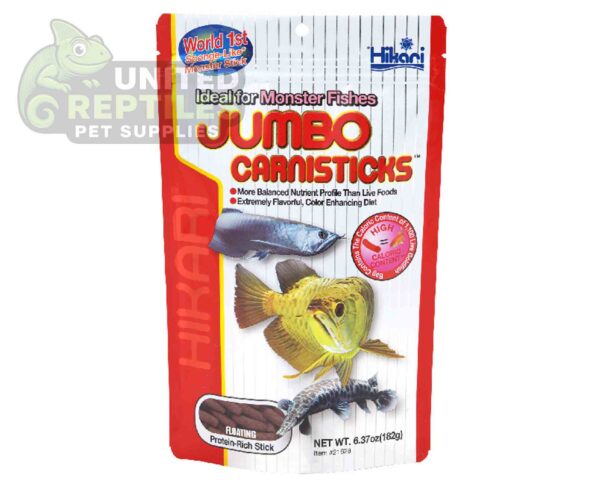 abstract hexagonal shape with lizard inside Hikari Tropical JUMBO CARNISTICKS