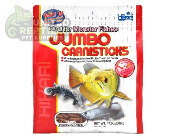 abstract hexagonal shape with lizard inside Hikari Tropical JUMBO CARNISTICKS