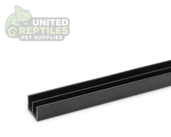 abstract hexagonal shape with lizard inside Plastic Sliding Door Track Set - 2pc (300cm)