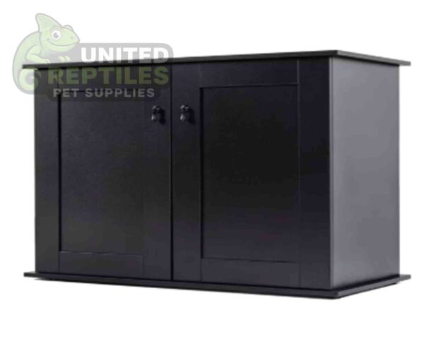 abstract hexagonal shape with lizard inside REPTI ZOO Reptile Aquarium Terrarium Wooden Stand 120x45x76cm