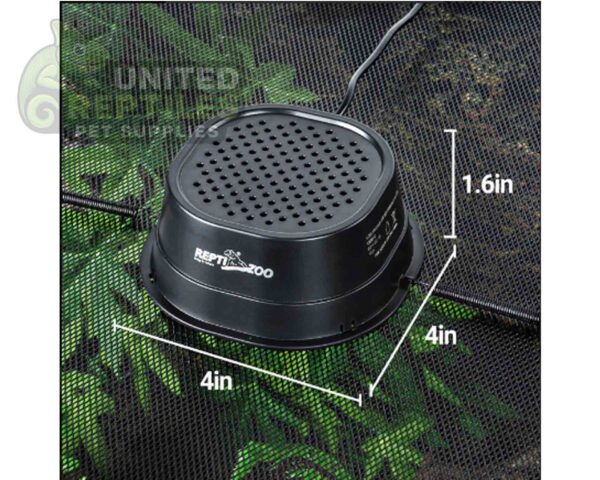 abstract hexagonal shape with lizard inside RZ REPTI LOW PROFILE UVB LED - LED012