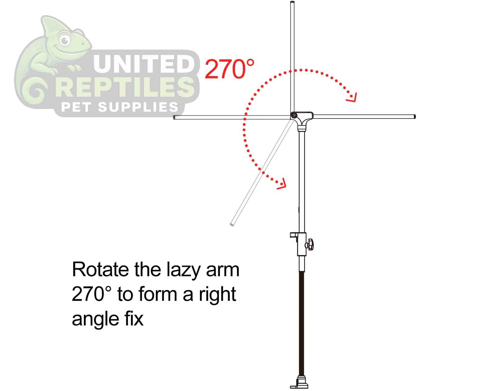 RZ Adjustable Metal Lamp Holder - LH001 - Image 2