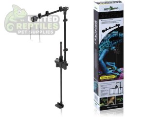 abstract hexagonal shape with lizard inside RZ Adjustable Metal Lamp Holder - LH001