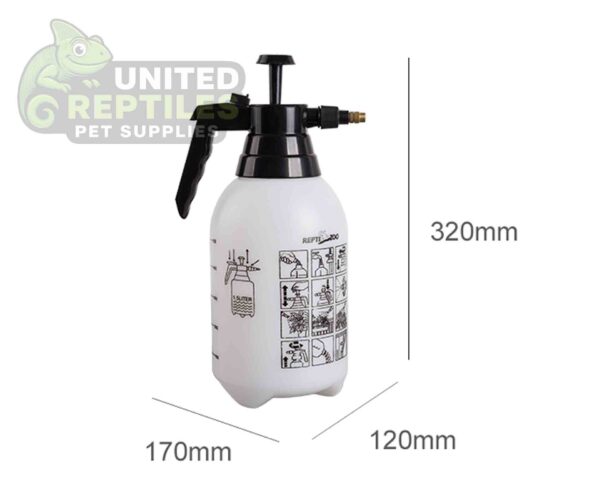 abstract hexagonal shape with lizard inside RZ REPTI PUMP SPRAYER 1.5L - SP01