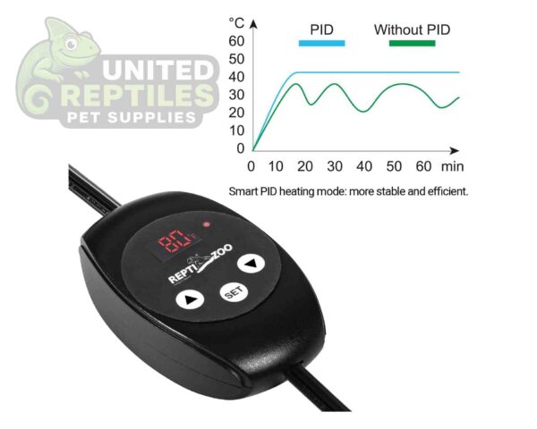 abstract hexagonal shape with lizard inside RZ PID DIMMING THERMOSTAT – TC02