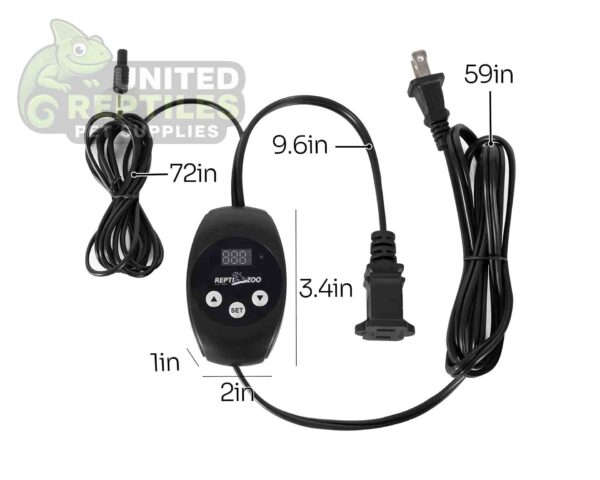 abstract hexagonal shape with lizard inside RZ PID DIMMING THERMOSTAT – TC02