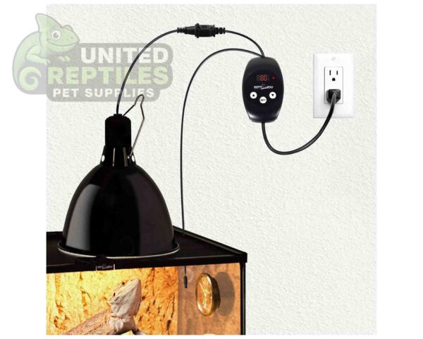 abstract hexagonal shape with lizard inside RZ PID DIMMING THERMOSTAT – TC02