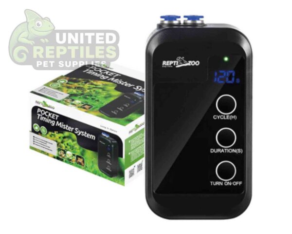 abstract hexagonal shape with lizard inside RZ POCKET TIMING MISTER SYSTEM - TR09