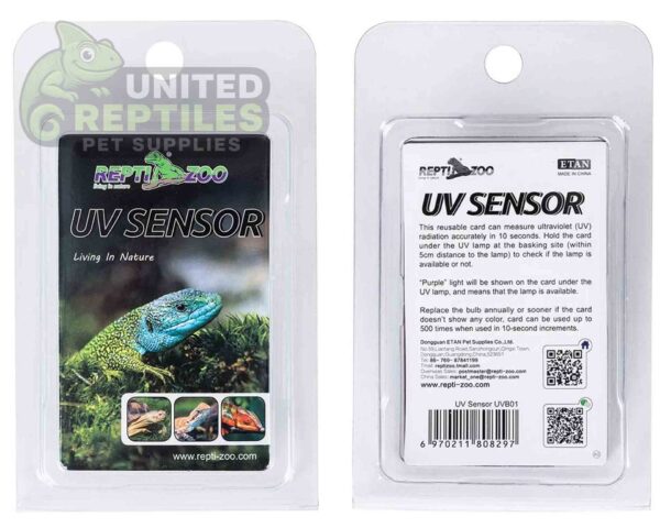 REPTI ZOO UV SENSOR TESTER CARD – 2/pack