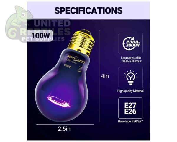 Repti Zoo Moonlight Heat Lamp