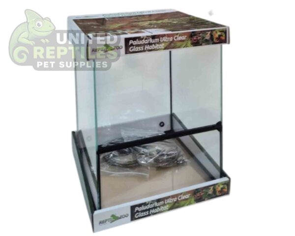 RZ Paludarium ultra‑clear glass habitat