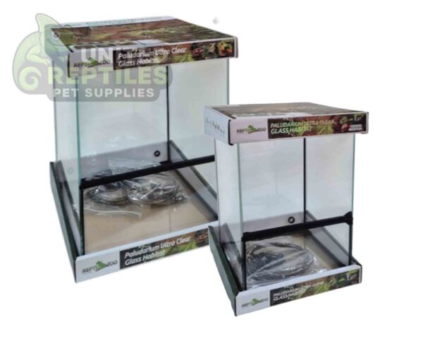 RZ Paludarium ultra‑clear glass habitat