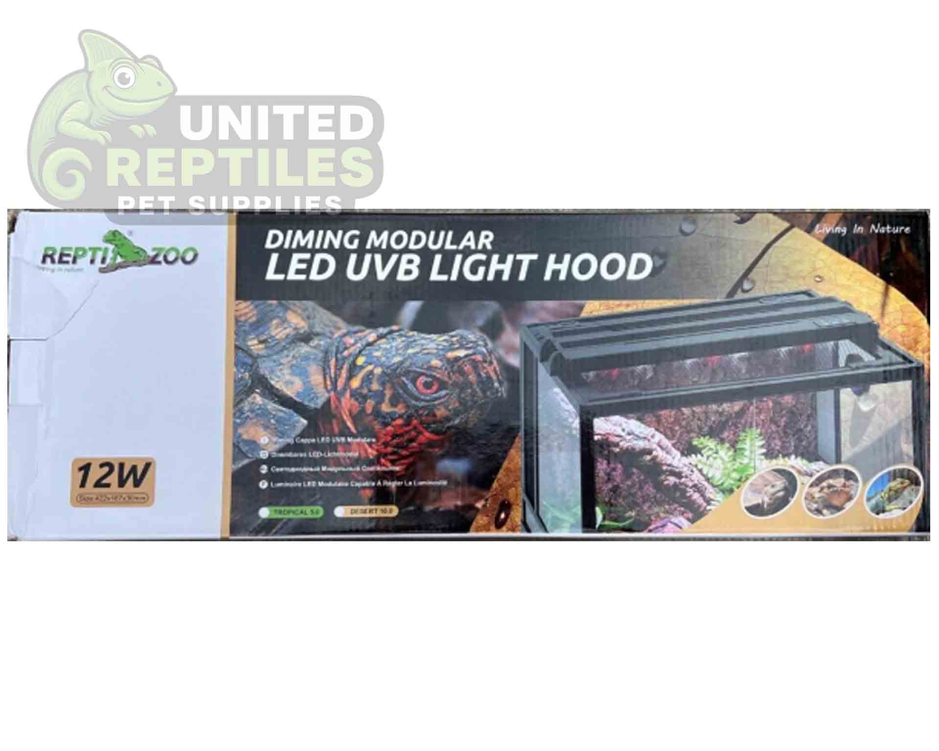 Repti Zoo LED 10.0 UVB Light Hood - Image 8